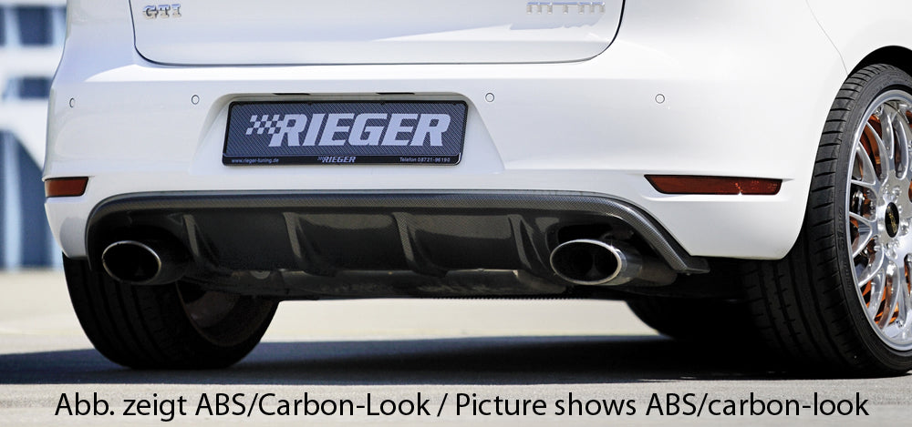 Rieger Heckeinsatz für VW Golf 6 GTD 3-tür.