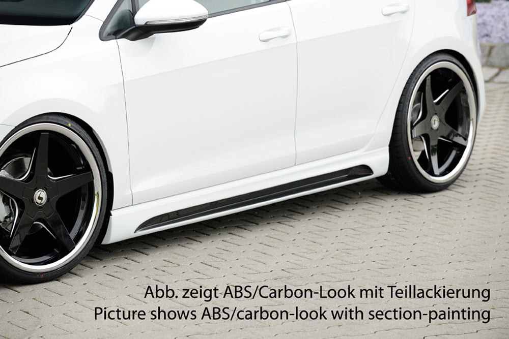 Rieger Seitenschweller für VW Golf 7 3-tür.