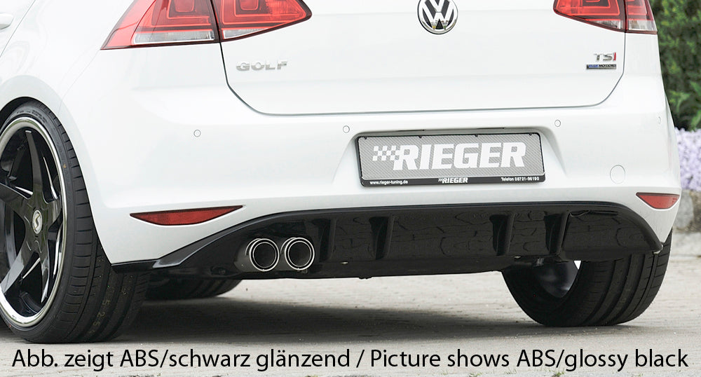 Rieger Heckeinsatz für VW Golf 7 3-tür.