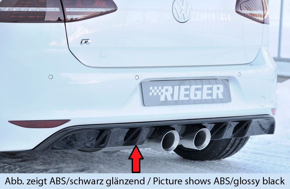 Rieger Heckeinsatz für VW Golf 7 R 3-tür.