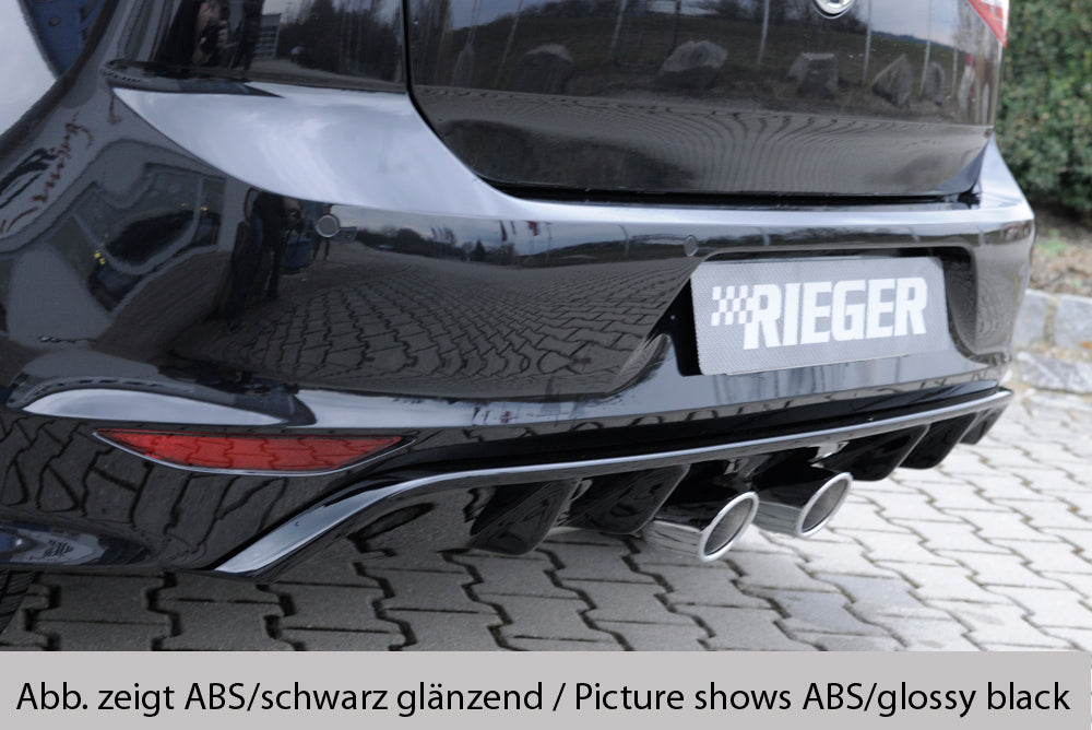 Rieger Heckeinsatz für VW Golf 7 R-Line 3-tür.