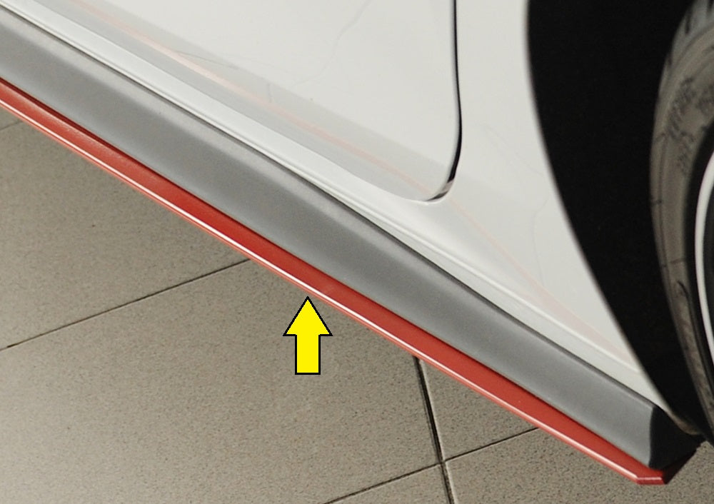 Rieger Seitenschwelleransatz für VW Golf 8 GTD 5-tür.
