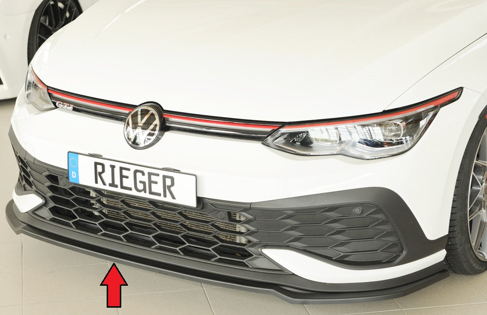 Rieger Spoilerschwert nur für GTI Clubsport für VW Golf 8 GTI Clubsport 5-tür.
