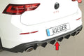 Rieger Heckeinsatz für VW Golf 8 GTI Clubsport 5-tür.