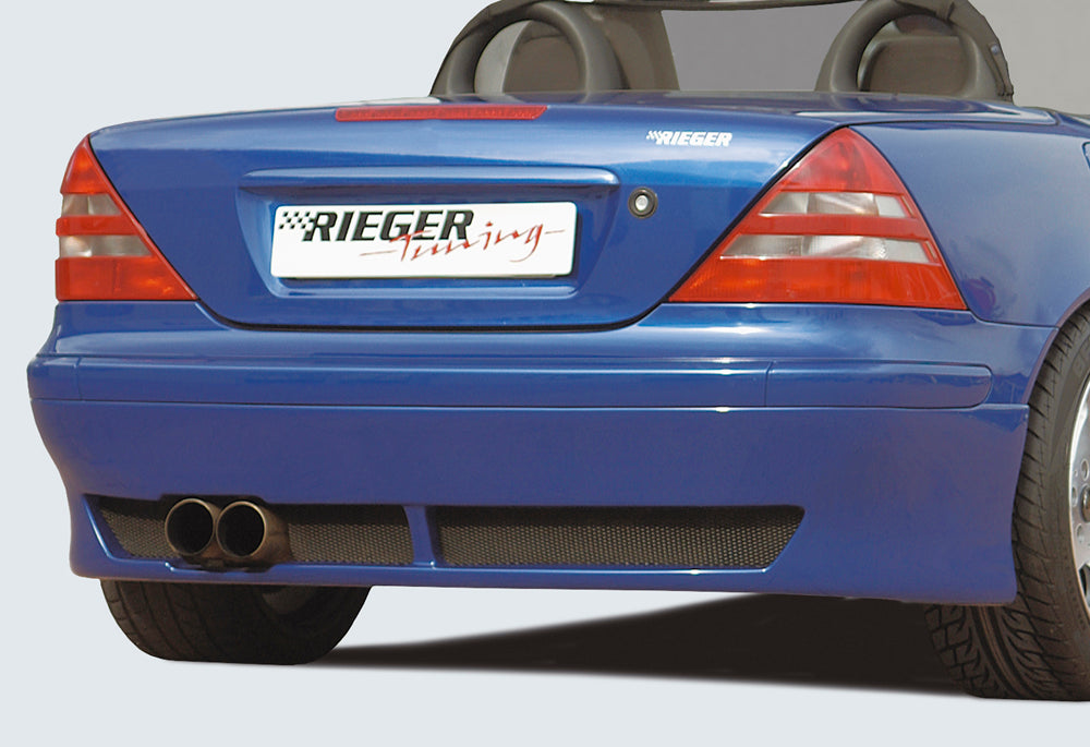 Rieger Heckschürzenansatz für Mercedes SLK (R170) Roadster