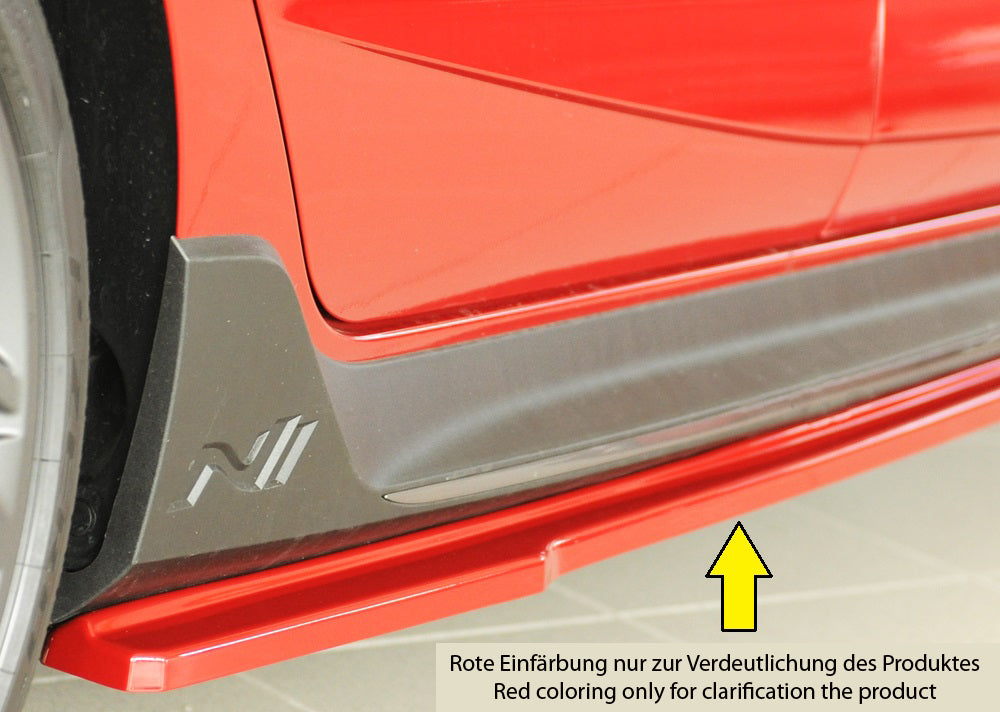 Rieger Seitenschwelleransatz für Hyundai i20 N  (BC3) 5-tür. (Schrägheck)