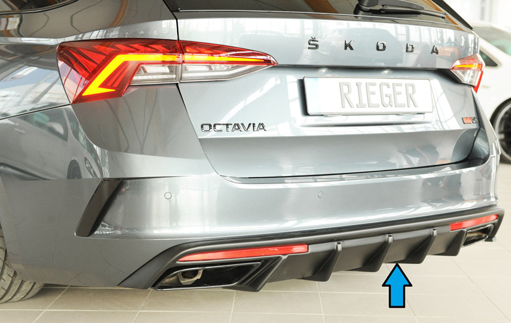 Rieger Heckeinsatz (für Fzg. mit AHK) für Skoda Octavia RS (NX) Combi