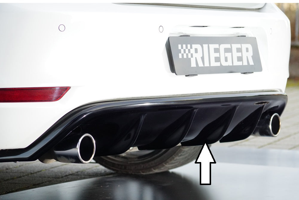 Rieger Heckeinsatz für VW Golf 6 GTI 3-tür.