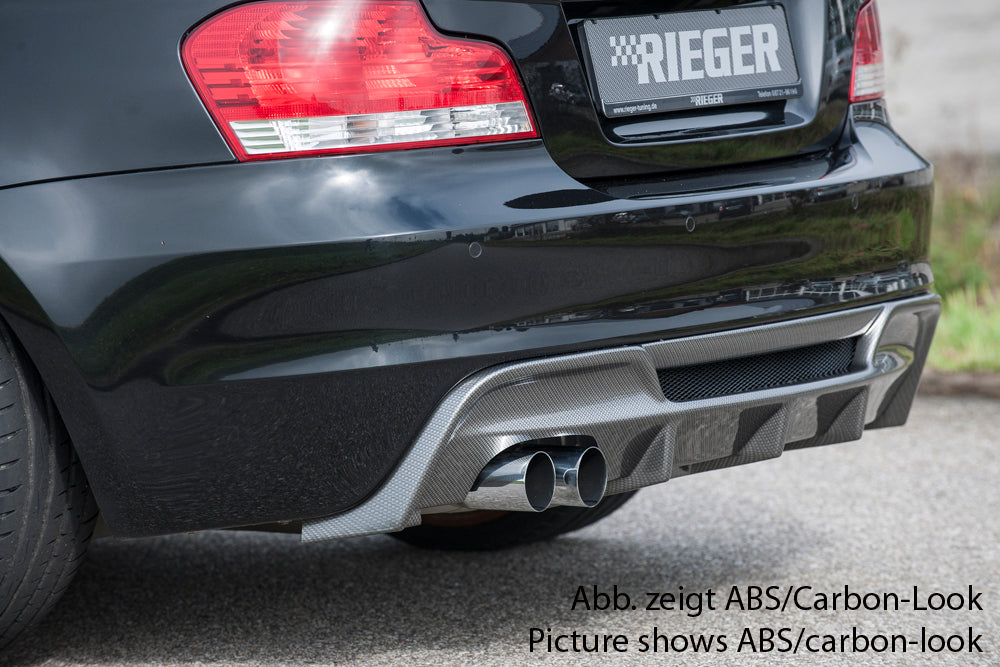 Rieger Heckeinsatz für BMW 1er E82, E88  (182 / 1C) Cabrio