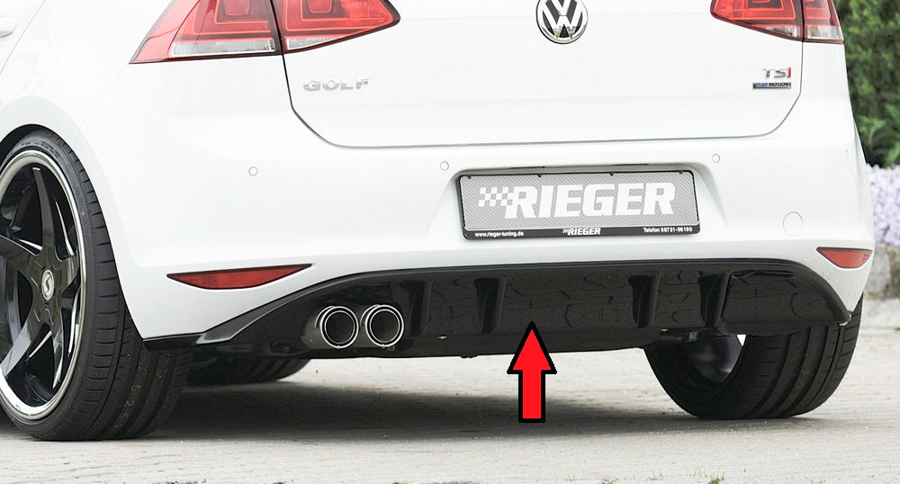 Rieger Heckeinsatz für VW Golf 7 3-tür.