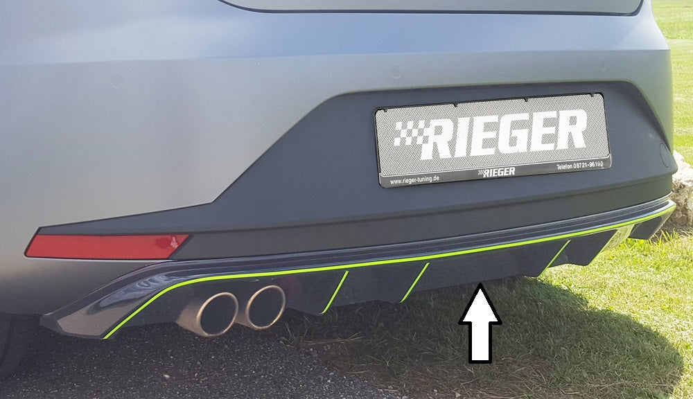 Rieger Heckeinsatz für Seat Leon FR (5F) 3-tür. (SC)