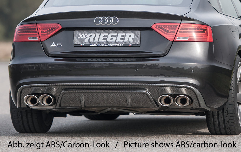 Rieger Heckeinsatz für Audi A5 (B8/B81) Sportback