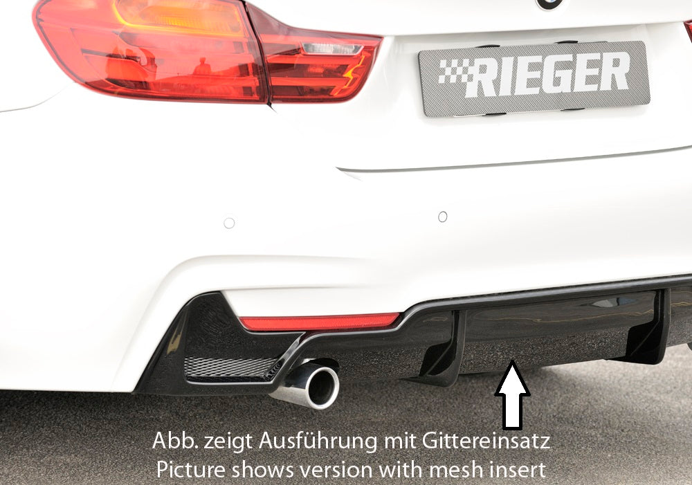 Rieger Heckeinsatz für BMW 4er F32  (3C) Coupé (3-tür.)