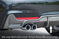 Rieger Heckeinsatz für BMW 4er F32  (3C) Coupé (3-tür.)
