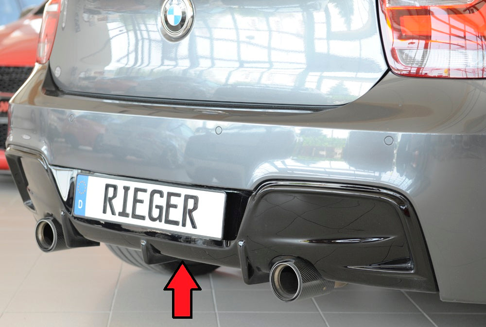 Rieger Heckeinsatz für BMW 1er F20  (1K4) Lim. / 4-tür.