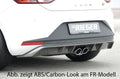 Rieger Heckschürzenansatz für Seat Leon (5F) 3-tür. (SC)