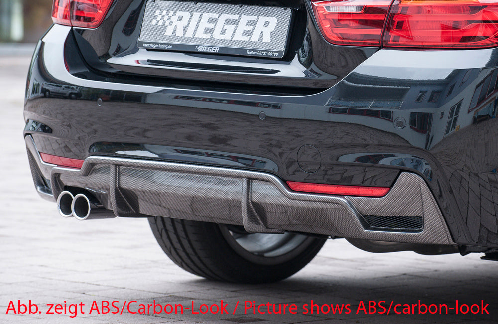 Rieger Heckeinsatz für BMW 4er F32  (3C) Coupé (3-tür.)