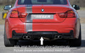 Rieger Heckeinsatz für BMW 4er F32  (3C) Coupé (3-tür.)