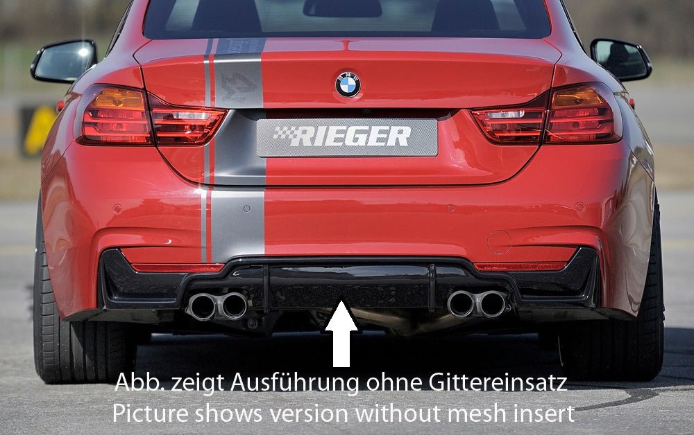 Rieger Heckeinsatz für BMW 4er F32  (3C) Coupé (3-tür.)