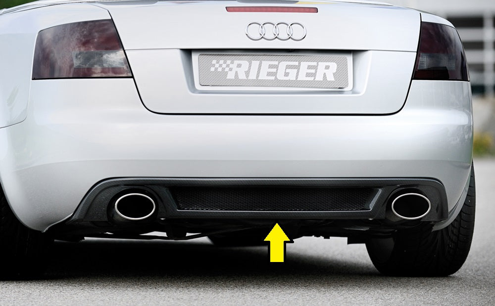 Rieger Heckeinsatz (GBL-55269) für Audi A4 (8H) Cabrio