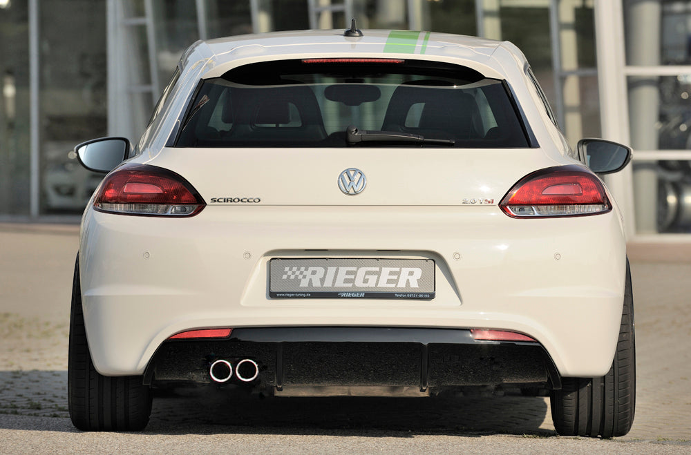 Rieger Heckeinsatz für R-Line Heckschürze für VW Scirocco 3 (13) 2-tür.