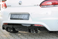 Rieger Heckeinsatz für R-Line Heckschürze für VW Scirocco 3 (13) 2-tür.