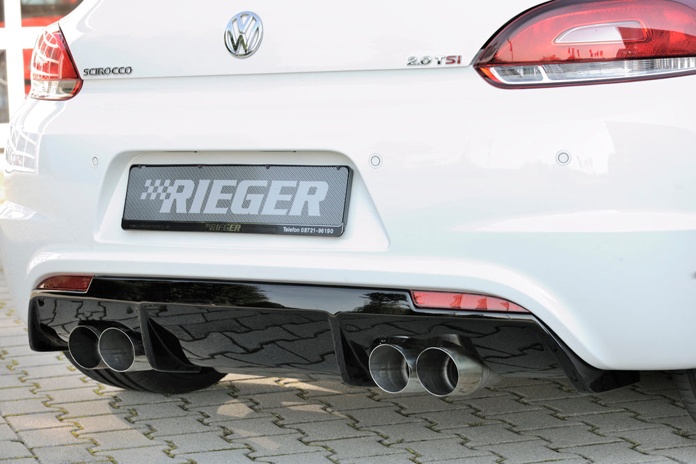 Rieger Heckeinsatz für R-Line Heckschürze für VW Scirocco 3 (13) 2-tür.