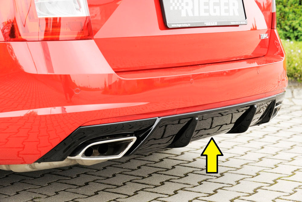 Rieger Heckeinsatz für Skoda Octavia RS (5E) Combi