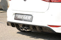 Rieger Heckeinsatz für R-Line Heckschürze für VW Golf 7 3-tür.