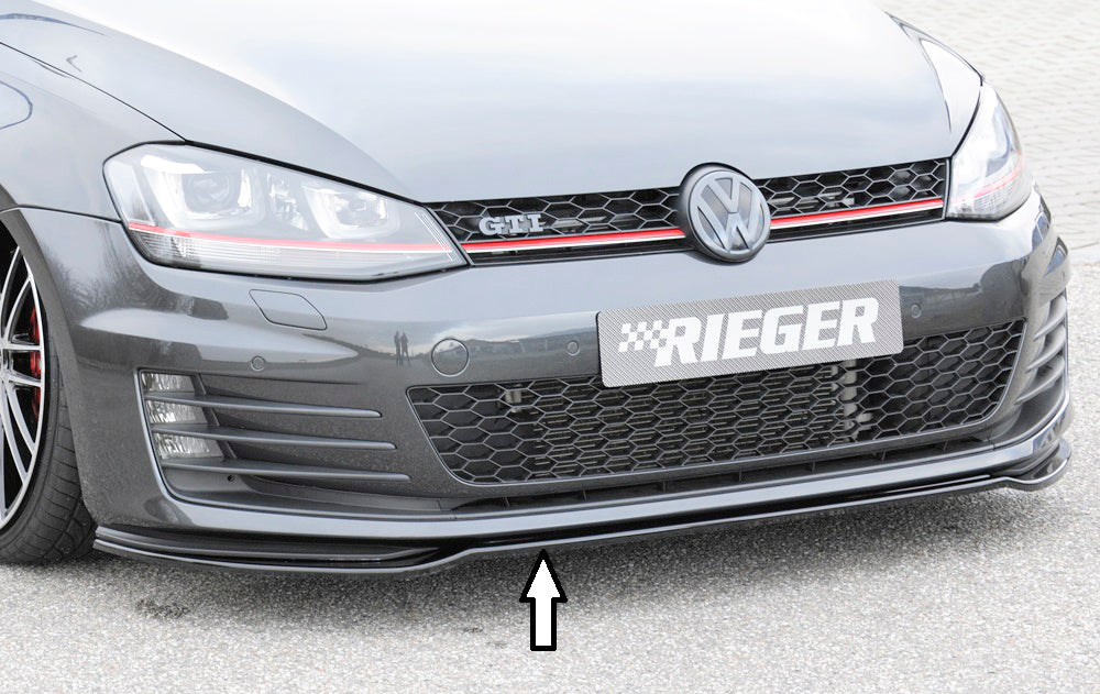 Rieger Spoilerschwert nur für GTI / GTD für VW Golf 7 GTD 3-tür.