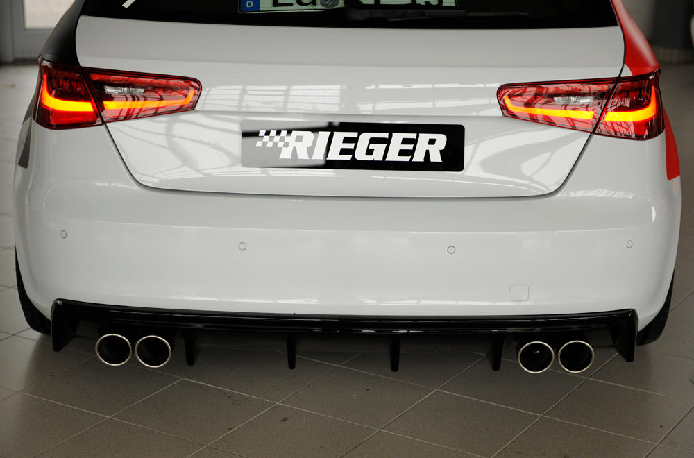 Fox passend fürRieger Heckeinsatz - Audi A3 8V 3-tür. (Schrägheck 8V1)5-tür. (Sportback 8VA)