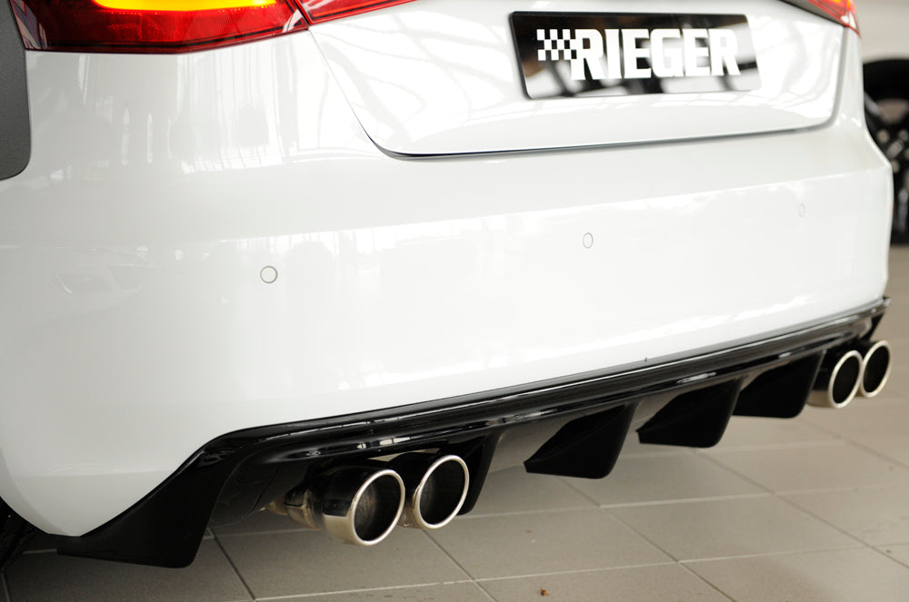 Rieger Heckschürze neues Design  - Audi A3 8L A3 (8L) - 3-tür., 5-tür.