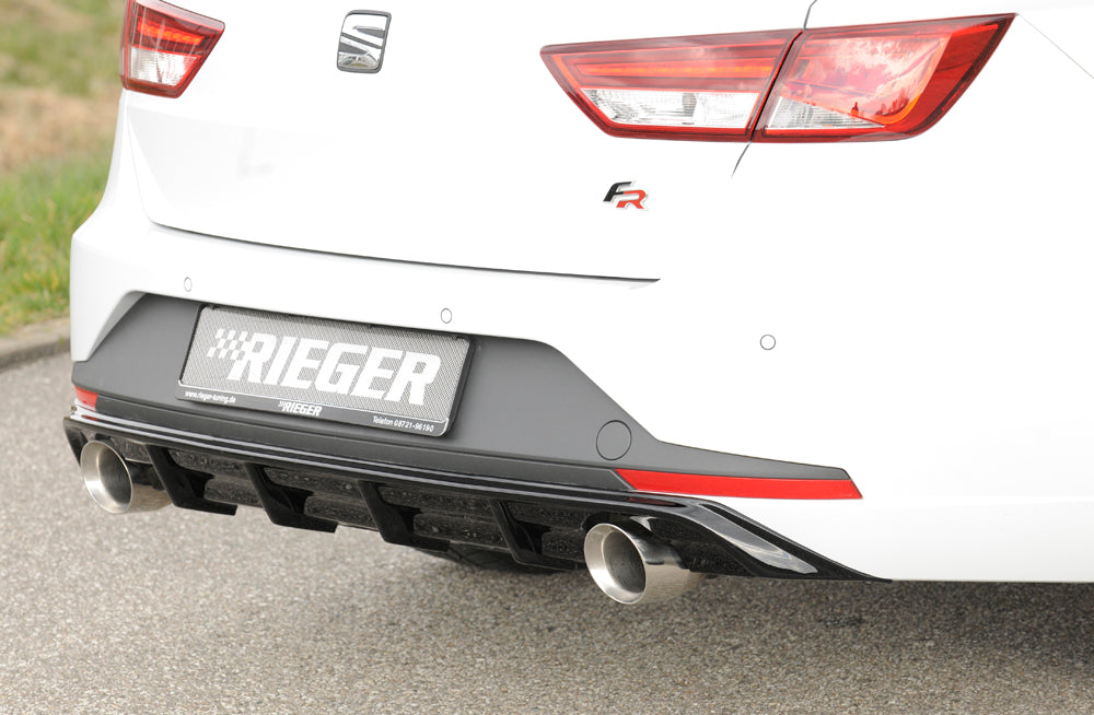 Rieger Heckeinsatz für Seat Leon FR (5F) 5-tür. (ST/Kombi)