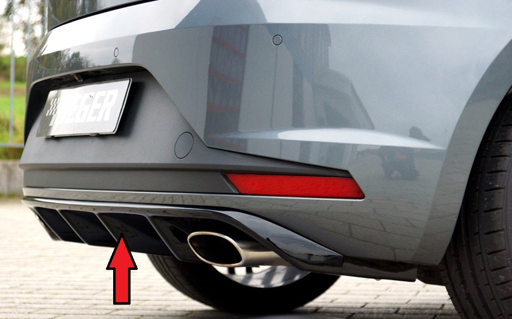 Rieger Heckeinsatz für Seat Leon Cupra (5F) 3-tür. (SC)