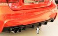 Rieger Heckeinsatz für BMW 3er F30  (3L) Lim.