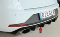 Rieger Heckeinsatz für Seat Leon Cupra (5F) 5-tür. (ST/Kombi)