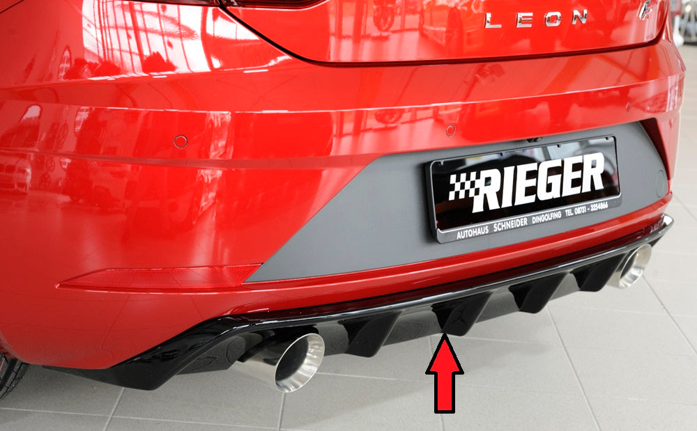 Rieger Heckeinsatz für Seat Leon FR (5F) 3-tür. (SC)