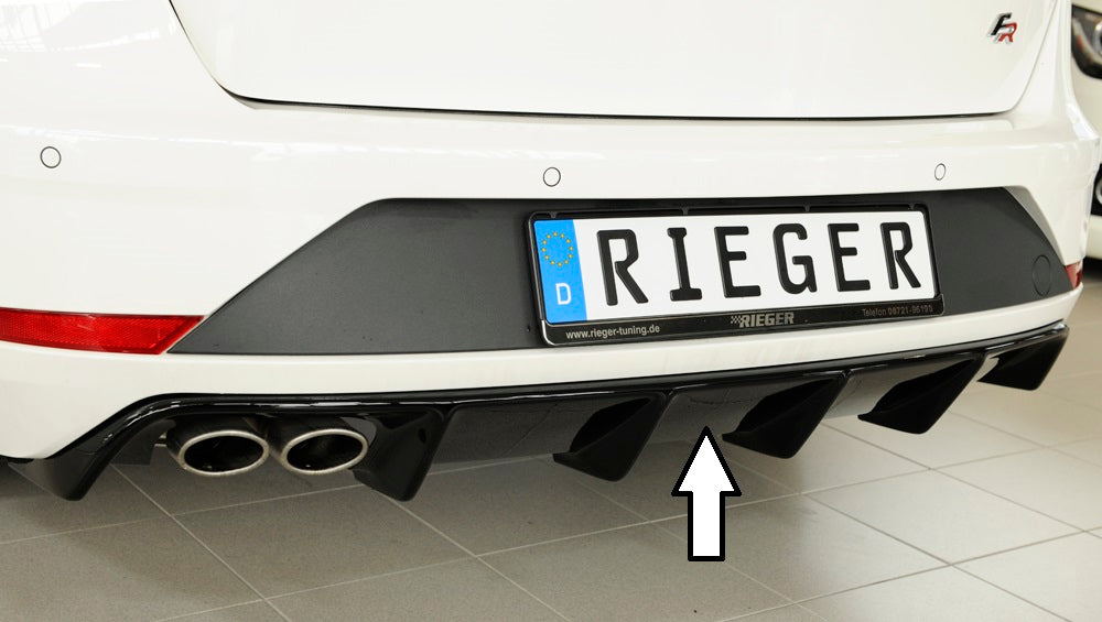 Rieger Heckeinsatz für Seat Leon FR (5F) 5-tür. (ST/Kombi)