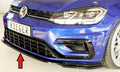 Rieger Spoilerschwert nur für R / R-Line für VW Golf 7 R 3-tür.