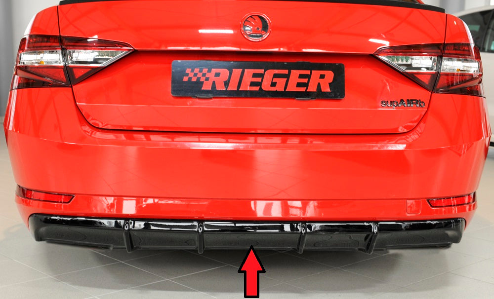 Rieger Heckeinsatz (für orig. elektr. AHK) für Skoda Superb III (3T/3V) Combi