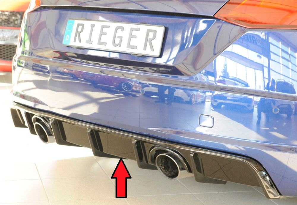 Rieger Heckeinsatz für Audi TT (8J-FV/8S) Coupé