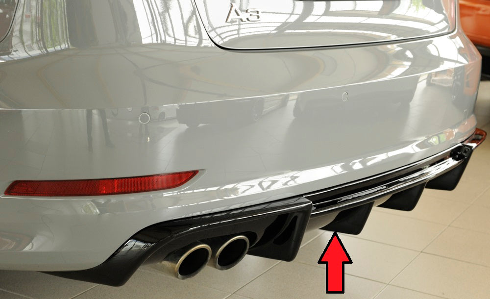 Rieger Heckeinsatz für Audi A3 (8V) 3-tür. (Cabrio 8V7)
