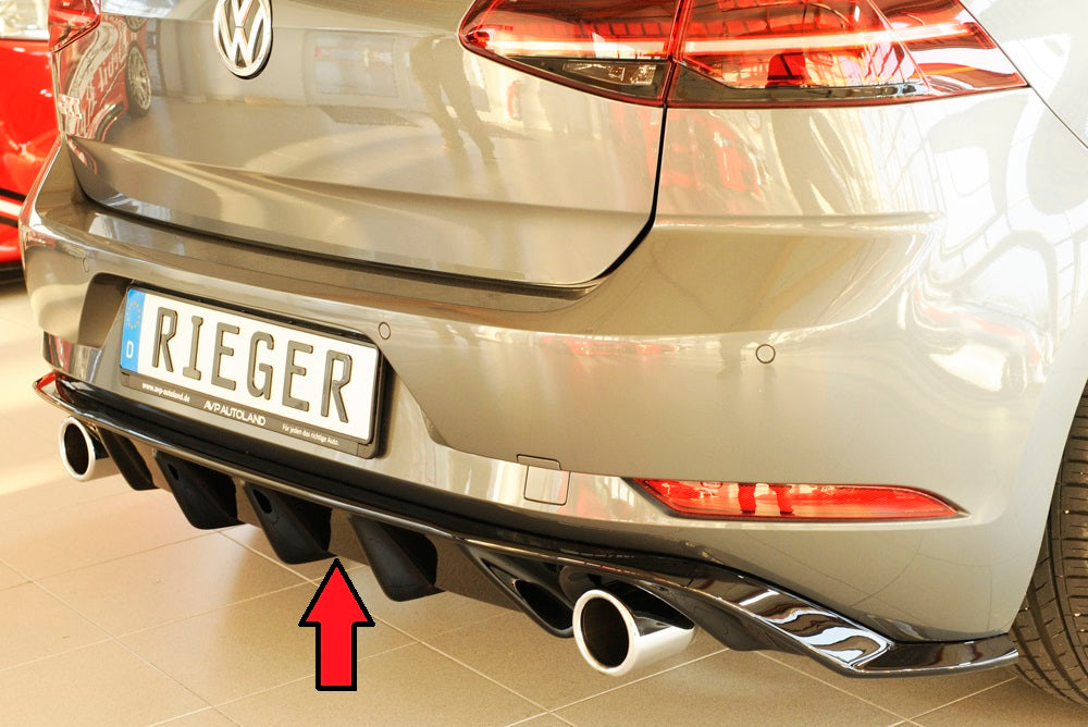 Rieger Heckeinsatz für VW Golf 7 GTI 3-tür.