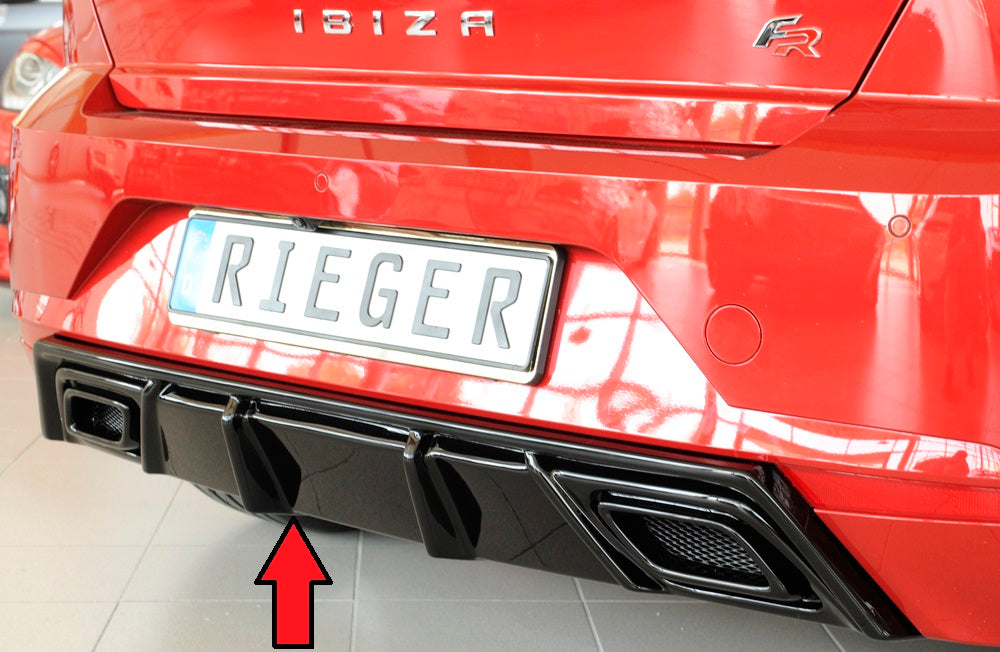 Rieger Heckeinsatz für Seat Ibiza (KJ) 5-tür.