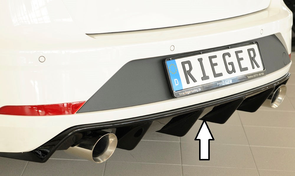 Rieger Heckeinsatz (wie 88135+AHK) für Seat Leon FR (5F) 5-tür. (ST/Kombi)
