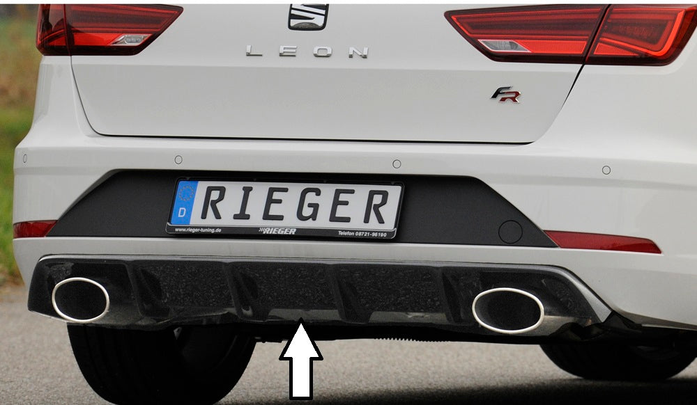 Rieger Heckeinsatz (wie 88147+AHK) für Seat Leon FR (5F) 5-tür. (ST/Kombi)