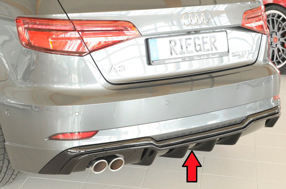 Rieger Heckeinsatz für Audi A3 (8V) 3-tür. (Schrägheck 8V1)