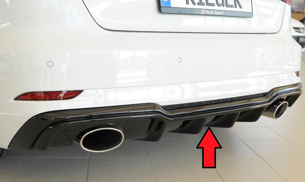 Rieger Heckeinsatz für Audi A3 (8V) 3-tür. (Schrägheck 8V1)
