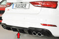 Rieger Heckeinsatz für Audi A3 S3 (8V) 3-tür. (Cabrio 8V7)