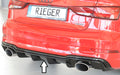 Rieger Heckeinsatz für Audi A3 (8V) 3-tür. (Cabrio 8V7)